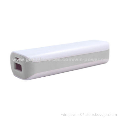 Power Bank with 1,800-2,600mAh Capacity, 5V/500mAh OutputNew
